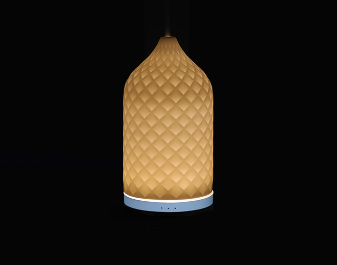 Hiro-ABS Ceramiczna osłona dyfuzor do aromaterapii ze światłem